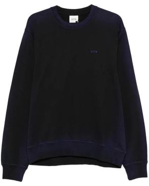 Arte' Sudadera Con Logo Bordado - Negro