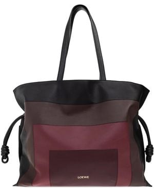 Loewe X Albers Xl Flamenco ノットディテール ハンドバッグ - パープル
