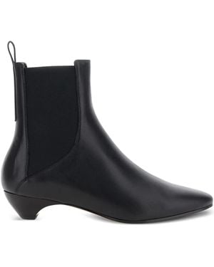 Le Monde Beryl Allegra Elasticated-Panel Pointed-Toe Boots - Black