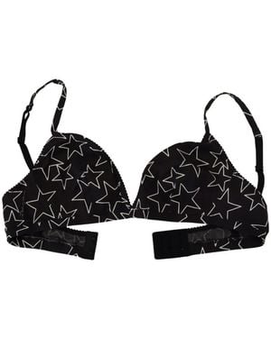 Dolce & Gabbana Triangel-Bh Mit Sternprint - Schwarz