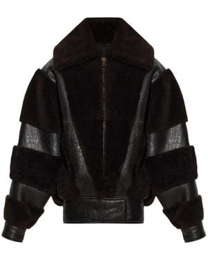 Balenciaga Jacke Mit Stehkragen - Schwarz