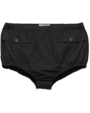 Prada Poplin Shorts - Black