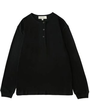 Studio Nicholson Rutas Bluse Mit Knöpfen - Schwarz