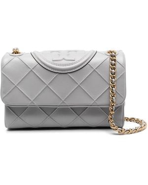 Tory Burch Fleming ショルダーバッグ S - グレー