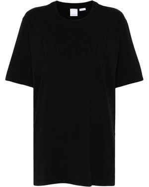 Pinko Cotton Logo T-Shirt - Black