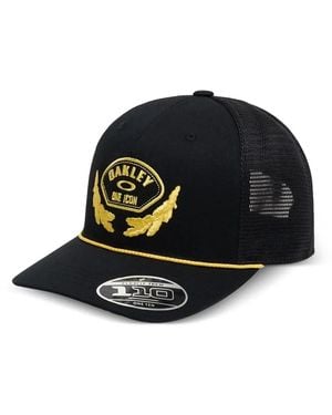 Oakley Si El Capitan Logo-Embroidered Cap - Black
