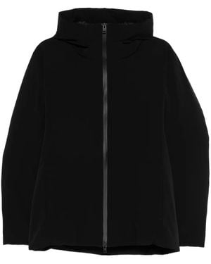 Attachment Hooded Zip Jacket - Black