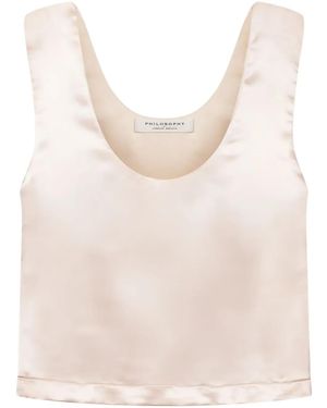 Philosophy Di Lorenzo Serafini Satin-Finish Top - Natural