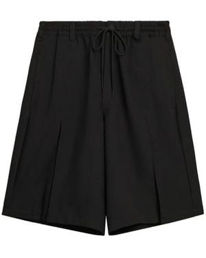 Y-3 Drawstring-waist Shorts - Black