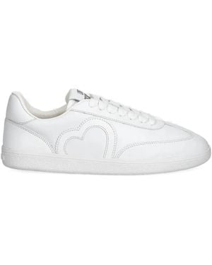 Love Moschino レースアップ スニーカー - ホワイト