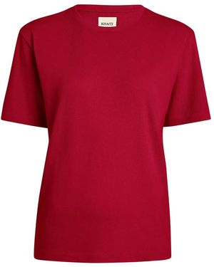 KHAITE Mae T-Shirt - Red