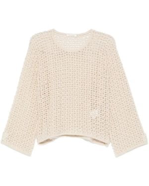 By Malene Birger Amil デコラティブ セーター - ナチュラル