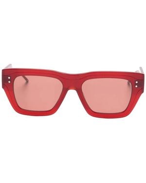 Thom Browne Square-Frame Sunglasses - Pink