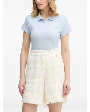 KARL LAGERFELD Polo En Piqué Signature - Blue