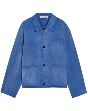 Cole Buxton Button-Up Shirt Jacket - Blue