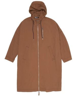 Bimba Y Lola Chaqueta Con Capucha Y Cremallera - Marrón