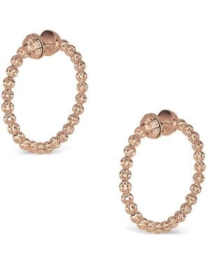 Desmo Crystal Hoop Earrings - Metallizzato