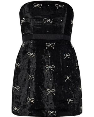 LoveShackFancy Robe Rinwell - Noir