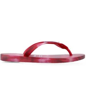 Havaianas X Isabel Marant Top Ikat Tie-Dye Flip Flops - Red
