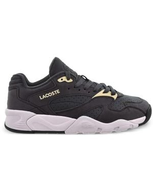 Lacoste Game Logo-Embroidered Trainers - Black