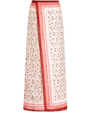 Dolce & Gabbana Floral-Print Sarong - Pink