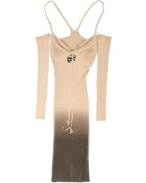 ANDREADAMO Vestido Midi Vulcano - Blanco