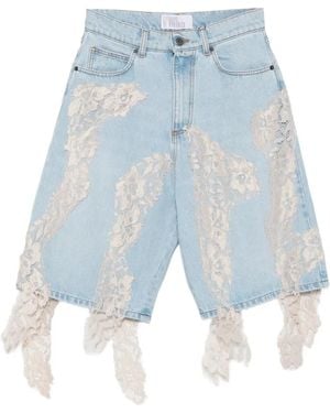 GIUSEPPE DI MORABITO Shorts Con Applicazione - Blu