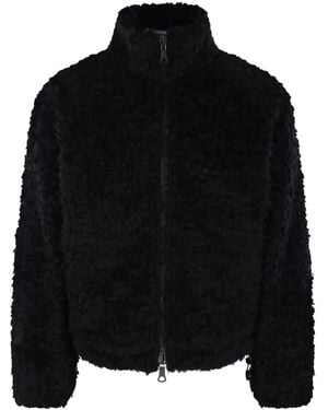 Meta Campania Collective Zip-Up Shearling Jacket - Black