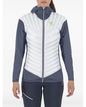 Karpos Hooded Quilted Jacket - Blue