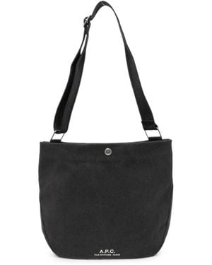 A.P.C. Journal Messenger Bag - Black