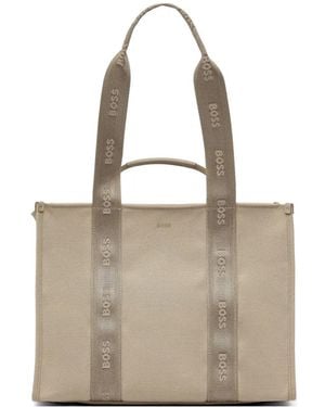BOSS Sandy Tote Bag - Natural