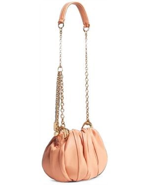 Chloé Plissé Chain Shoulder Bag - Pink