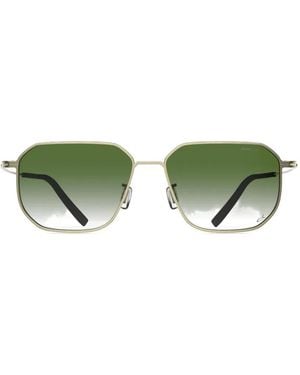 Blackfin Mendocino Geometric-Frame Sunglasses - Green