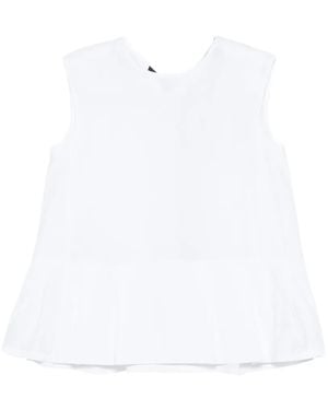 Max Mara Crew-Neck Blouse - White