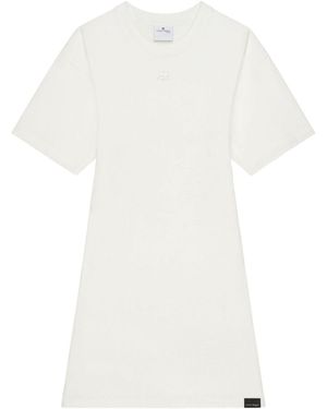 Courreges Cotton Mini Dress - White