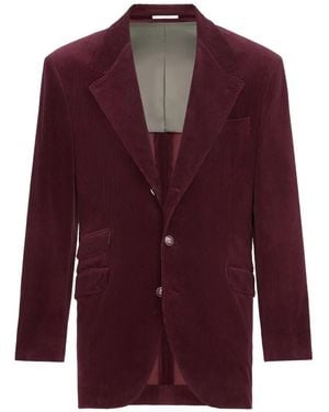 Brunello Cucinelli Cavallo Tailor Corduroy Blazer - Purple