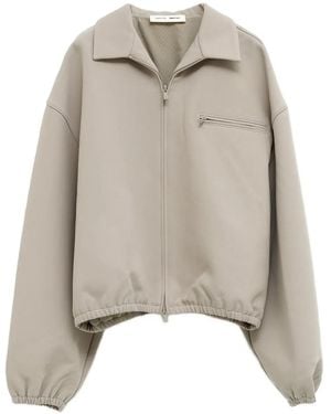Fear Of God Zip-Up Collared Jacket - Grey