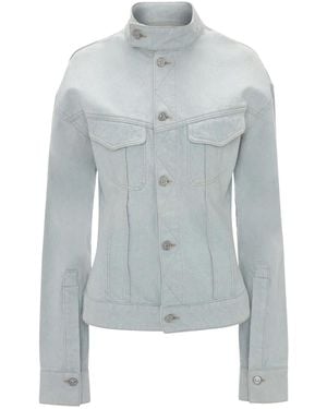 Victoria Beckham Sculptural デニムジャケット - ブルー