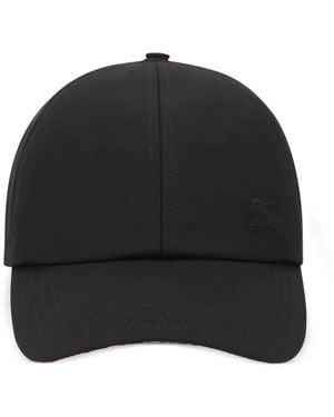 Burberry Gabardine Baseball Cap - Black