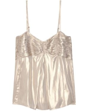 Zadig & Voltaire Cippie Satin Blouse - Natural
