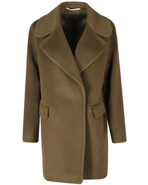 Tagliatore Astrid Double-Breasted Coat - Green