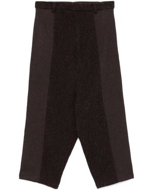 CHIAHUNG SU Drop-Crotch Trousers - Black