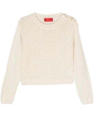 Wild Cashmere Dayana Chunky-Knit Jumper - White