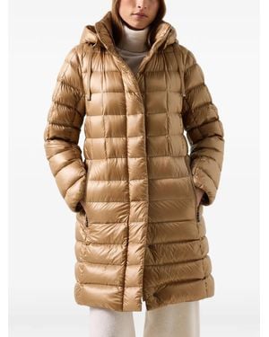 Bogner Meryl Quilted Hooded Coat - Brown