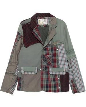 By Walid Shirting Repatch Milo Jacket - Grey