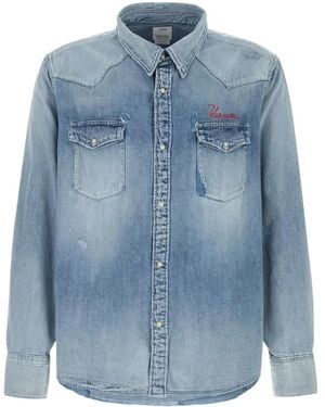 Visvim Pocket Denim Shirt - Blue