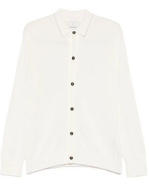 Eleventy Buttoned Cardigan - White