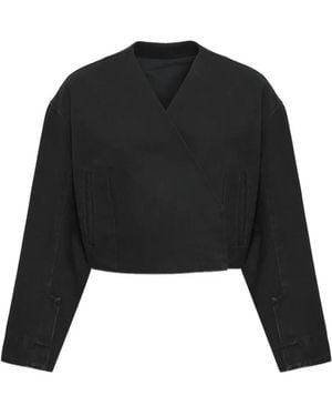 Occleus Rory Wrapped Jacket - Black