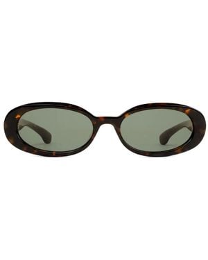 Sporty & Rich Oval-Frame Sunglasses - Green