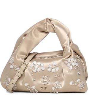 V73 フローラル ショルダーバッグ - ナチュラル